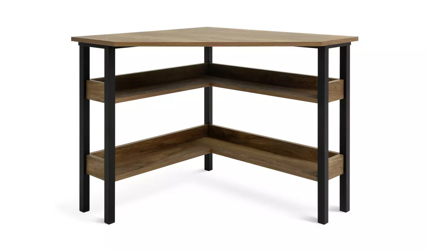 Assembled Habitat Nomad Corner Office Desk - Natural